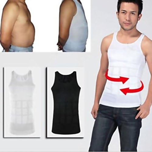 Pramukh Enterprice Slim n Lift Body Shaper Tummy Tucker Vest for Men (Black)