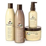 Coconut Oil Hair Care 4 Piece Set - Revitalize And Nourish Dry Or Damaged Hair.