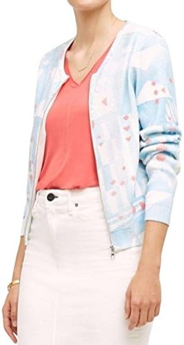 Anthropologie Array Zip-Front Cardigan by Moth $128 Sz L - NWT