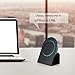 Trenela Echo Dot 3rd Generation Stand Holder, Home Voice Assistant Desk Stand Accessories for Echo 3rd Generation - Smart Speaker (Black Stand)