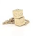 Milennium Falcon Han Solo Dice Pendent HAN Solo DICE Star Wars Lucky Charm Sabacc Gold Millennium Falcon