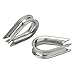 Anndason 10 PCS M8 304 Stainless Steel Thimble for 5/16