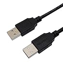 USB Male to Male ,USB 2.0 Cable Type A Male to Type A Male (25FT,Black)