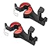 Car Hooks Headrest Hangers, ADINC 2 Pack Car Bag Hooks Hang Purse Grocery Bags with Phone Holder and Lock,Universal Vehicle Car Seat Hanger Backseat Headrest Hooks for Handbag Cloth Umbrellas etc