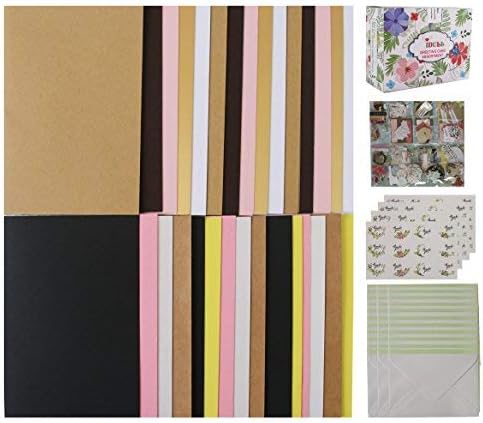 IDULL Card Making Kits 30 Cards, 30 Envelopes and Accessories (Assorted, Love)