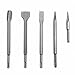 XtremepowerUS 17 Pc Drill Bits Chisel SDS Plus Rotary Hammer Bits Concrete Rotary Hammer Drill Groove Set SDS Plus Case