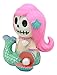 Ebros Small Furry Bones Little Pearl Mermaid Ariel with Pink Hair Skeleton Figurine 2.25