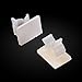 Cable Clips, MHtech 50 Pieces Nylon Wire Clips with 3M Self-Adhesive Adjustable Car Wires Holder Cable Clamps Cable Tie Holder for Cable Management Home and Office (White)