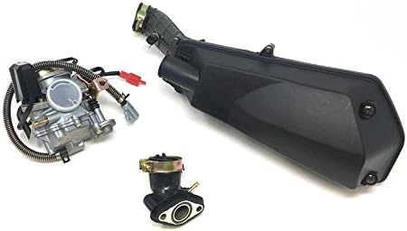 MYK Repair Upgrade Combo 50cc Tao Tao: Scooter won’t run troubleshooting Kit includes Adjustable Carburetor, Air Filter and Intake Manifold