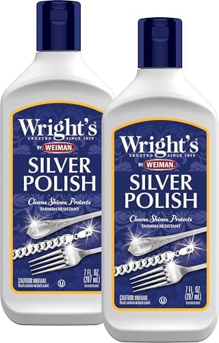 Wright's Silver Cleaner and Polish Ounce (2 Pack) Ammonia-Free