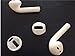 {Fit in The case} Airpods Earpods Covers Compatible with airpods 2&1 Anti-Slip Silicone Soft Sport Covers Accessories Apple AirPods Earbud 2 Pairs (White) primary