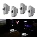 Grolish 4 Piece Easy installtion Logo Door Light Emblem Car Door Light for Infiniti