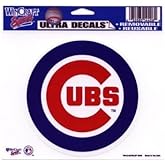 MLB Chicago Cubs Ultra Color Decal, 5"x6", Team Color