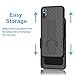 for iPhone Xs Max Case with Belt Clip and Kickstand, PIXIU - Super Slim Shell Case with Combo Shell & Holster Full Body Shockproof Protective case for Apple iPhone Xs Max 6.5 inch 2018