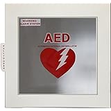 Alarmed AED Defibrillator Wall Mounted Storage Cabinet Fit for Philips and Most Major Brands