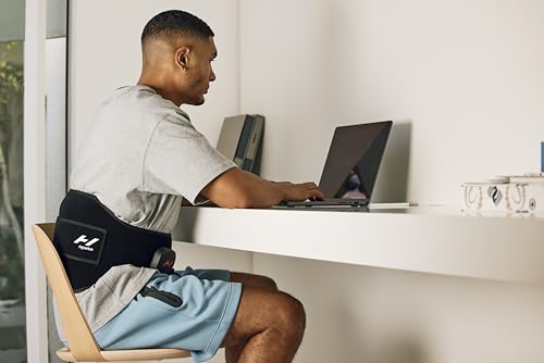 Hyperice Venom 2 Back Wrap - Provides Advanced Heat and Vibration for Pain, Soreness and Inflammation - FSA-HSA