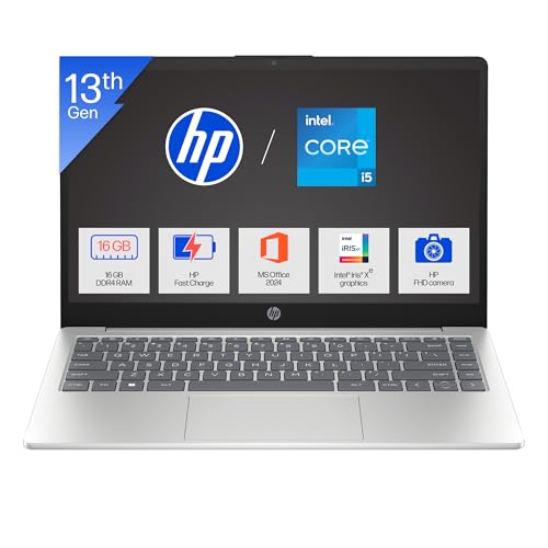 HP 14, 13th Gen Intel Core i5-1334U Laptop (16GB DDR4,512GB SSD) Anti-Glare, Micro-Edge, 14/35.6cm,…