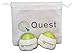 2 Quest Living Essentials Massage Roller Balls and Drawstring Bag