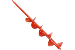 THUNDERBAY 24”x 3”Auger Drill Bit 3/8”Hex Drive Bulb Bedding Planter Heavy-Duty Garden Spiral Drill Bits