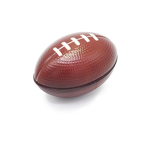 Bravo Sport Squeeze Stress Balls, Squeeze Foam for Anxiety Relief, Relaxation 3.54 X 2.24 inch, 12 Pieces Squeeze Rugby Football
