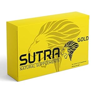 Sutra Gold – (20 Capsule) Ginseng Complex Herbal Supplement for Men