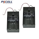 2 Pcs C cell Battery Holder Battery Case with Cover Switch for 2 x 1.5V C Battery