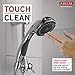 Delta Faucet 3-Spray Slide Bar Hand Held Shower with Hose, Gold Handheld Shower Head, Slide Bar Hand Shower, Handheld Shower, Detachable Shower Head, Champagne Bronze 57014-CZ, 0.5