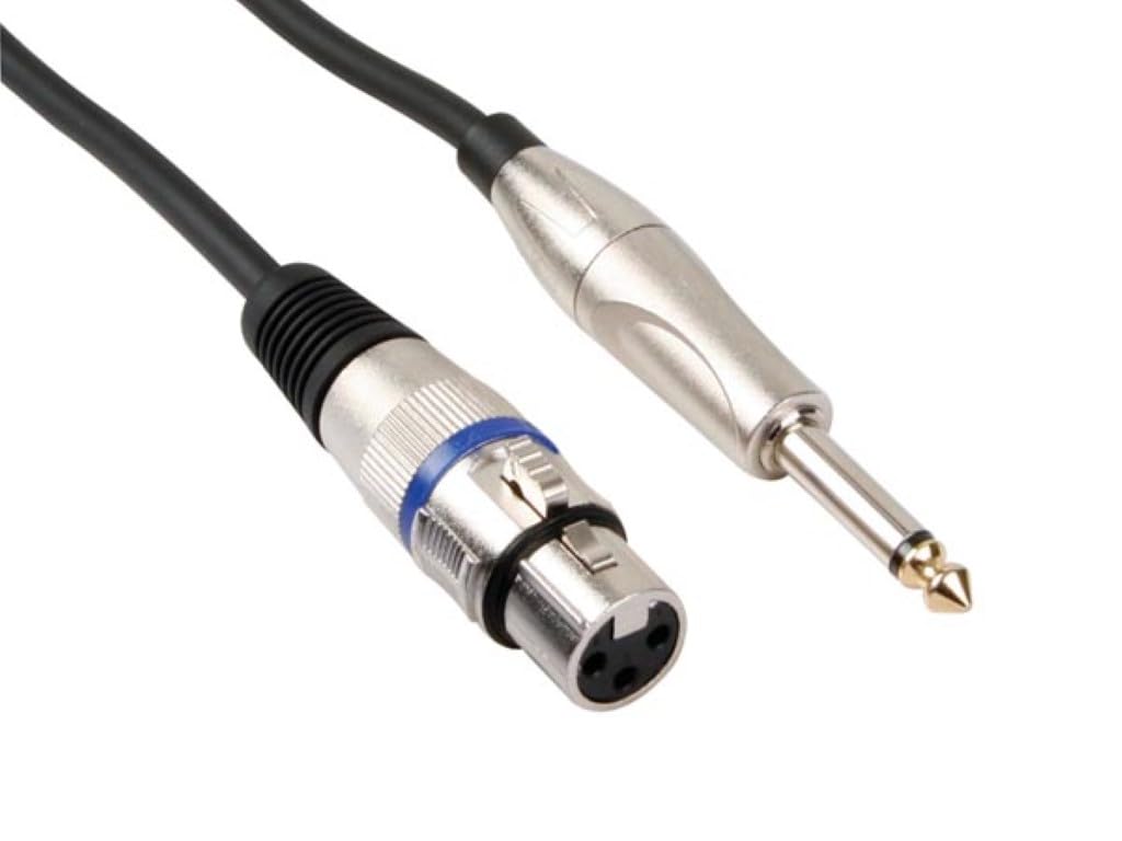 PRO AUDIO CABLES XLR Cable – Male to Female 3 m Black 144802