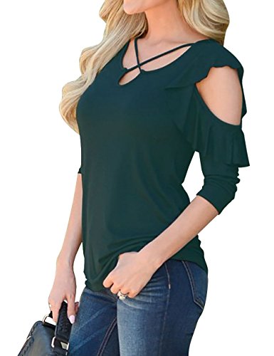 women's tiered ruffle tops