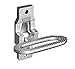Buyers Products B2797SS Stainless Steel Safety Folding Safety Step And Handle With Safety Storage, Multi-Purpose Step And Grab Handle For Trucks, Trailers, Busses & RVs
