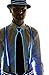 Neon Nightlife Men's Light Up LED Suspenders, One Size, Blue