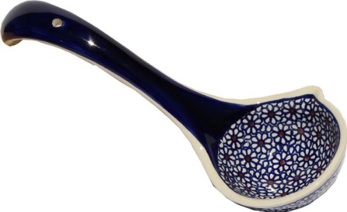 Polish Pottery Soup Tureen with Ladle Zaklady Ceramiczne Boleslawiec 1004/1367-120 Classic Pattern, 13.4 cups - Thumbnail 2