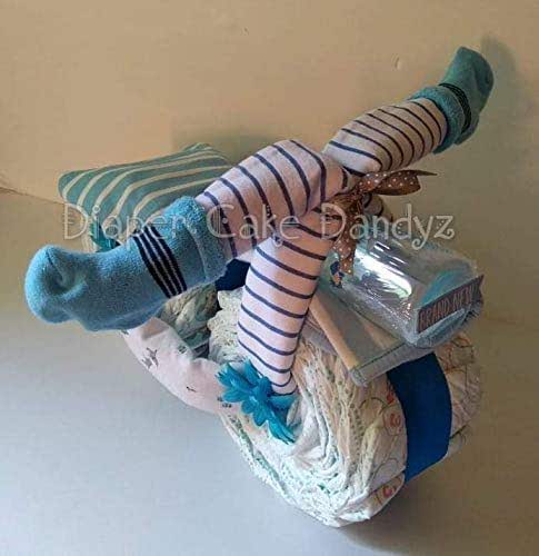 motorcycle diaper cake boy