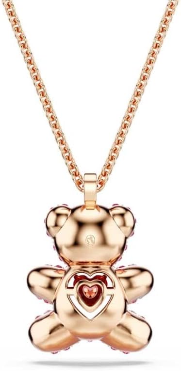 Pendente Teddy, Orso, Rosa, Placcato color oro rosa