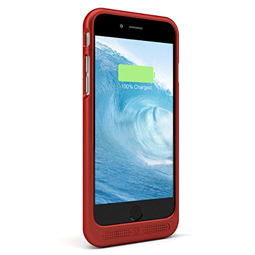 Lenmar iPhone 6s Battery Case - iPhone 6 Battery Case, Portable Charger Case, iPhone Charger Case 3000mAh [MFI] Charging Case, RED