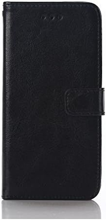 iPhone 6 Plus &amp; 6S Plus (5.5") : Genuine Leather iPhone Case with Wallet Cover &amp; Card Slots iPhone 6 Plus &amp; 6S Plus (Black)