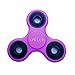 OWLCE Tri-Fidget Spinner EDC Focus Toys Fluorescent with Hybrid Ceramic Bearing Ultra Durable Non-3D printed for Adult Children (Luminous Purple )