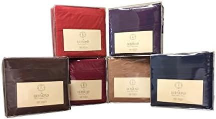 Platinum 2100 Thread Count Series, Luxurious Microfiber, Deep Pocket, 4 PC Collection Sheet Set, Queen - Eggplant by Simply Sheets