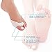 8PCS Bunion Pads, Upgrade Soft Silicone Toe Separators Big Toe Bunion Correctors, Hammer Toe Straighteners Splint for Foot Pain Toe Stretchers for Women Men