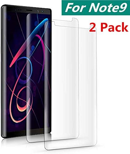 [2 Pack] hairbowsales Compatible Samsung Galaxy Note 9 Screen Protector,[Bubble-Free] [HD Clear] [3D Curved Edge] [9H Hardness] [Anti-Scratch] Tempered Glass Screen Protector Compatible Galaxy Note 9