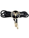 Fashion Totem Bolo Tie Metal Bow Tie for Men Shirts Accessories (The Bull Head)