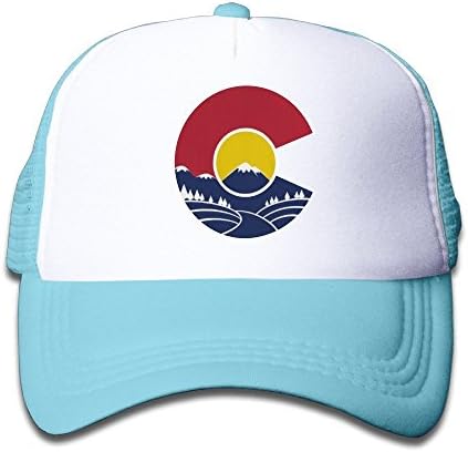 Waldeal Mountain Colorado C Toddler Cool Baseball Hat Trucker Mesh Cap Great for Kids