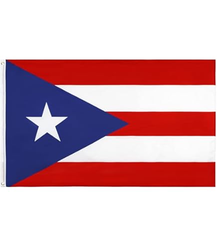 ANLEY Fly Breeze 3x5Pi Drapeau Du Porto Rico Vive Résiste Aux UV-Entête En Toile/Double Couture-Drapeau Portoricain En Polyester, œillet En Laiton 3x5Pi