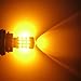 Alla Lighting 39-SMD 1157 7528 BAY15D Amber Yellow Xtremely Super Bright High Power 2835 Chipsets LED Lights Bulbs for Replacing Turn signal Blinker Side Marker Light Lamps