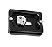 Fotasy 50mm Arca Swiss Plate, 50 mm QR Plate, Quick Release Plate, Small Arca Plate, Tripod Quick Release Plate fits Arca-Swiss Universal Standard Clamp for DSLR Camera Lens Tripod Ballhead
