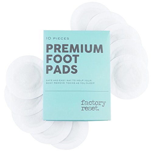 Factory reset premium foot pads - conveniently pre-stuc…
