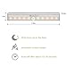 OxyLED Motion Sensor Closet Lights,Cabinet Light,DIY Stick-on Anywhere Wireless 10 LED Light Bar,Safe Lights with Magnetic Strip for Closet Cabinet Wardrobe Stair (1 Pack,Warm Light,Battery Operated)