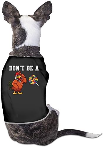 Wfnihgoen Unisex Dont Be A Sucker Cock Comfortable Dog T-shirt Black L