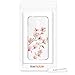kwmobile Case Compatible with Huawei Mate 20 Lite - Crystal Clear TPU Silicone Protective Cover Full Body Case - Magnolias Light Pink/White/Transparent