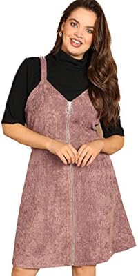 corduroy overall dress plus size